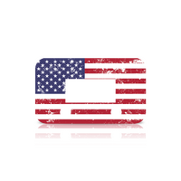 EVC Faceplate: USA Flag - Grunge