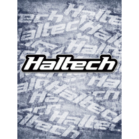 Haltech Logo Sticker Black and White