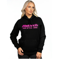 Haltech "Classic" Hoodie Black Pink