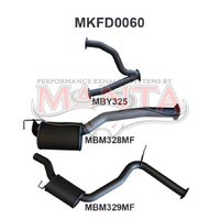 Falcon AU V8 IRS Sedan 3in CatBack Muffler/Muffler