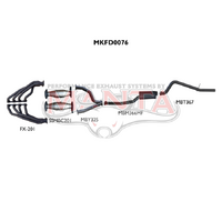 Falcon AU V8 Ute 3in With Extractors Muffler/Tailpipe