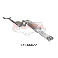 Falcon AU V8 Ute 2.5in Dual With Extractors Muffler/Muffler