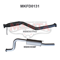 Falcon BA BF 6 Cylinder Ute Catback Hotdog/Muffler