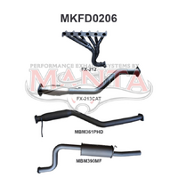 Falcon FG 6 Cylinder Ute Full System Hotdog/Muffler