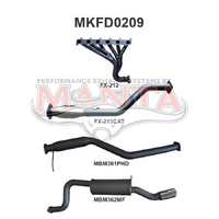 Falcon FG 6cl XR6 Ute Full System Hotdog/Muffler