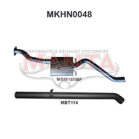 VS Sedan V6 3.8L IRS 2.5in Catback Muffler/Tailpipe