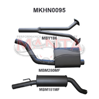 VZ V6 Sedan Ute Wagon 2.5in Catback Muffler/Muffler