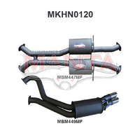 VT - VZ V8 Sedan 3in Dual Catback Muffler/Muffler