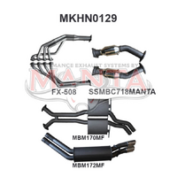 VY VZ HSV V8 SDN 2.5in Dual With Extractors Muffler/Muffler