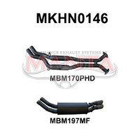 VX VY V8 Monaro 2.5in Dual Catback Hotdog/Muffler