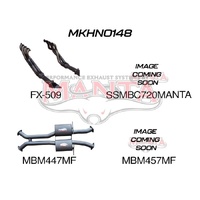 VX VY Monaro 3in Dual With 1 7/8 in Extractors Muffler/Muffler