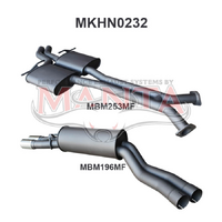 VU VY VZ V8 Ute 2.5in Dual Catback Muffler/Muffler