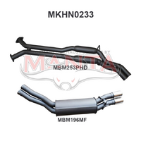 VU VY VZ V8 Ute 2.5in Dual Catback Hotdog/Muffler