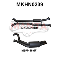 VU VY VZ V8 Ute 3in Dual Catback Hotdog/Muffler