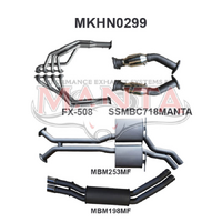 WK WL S/MAN V8 2.5in Dual With Extractors Muffler/Muffler