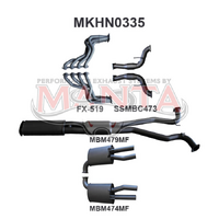 VF HSV Ute Maloo V8 3in With 1 7/8 in Extractors Muffler/Muffler