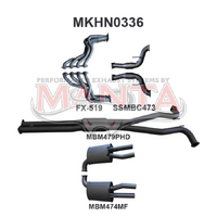 VF HSV Ute Maloo V8 3in With 1 7/8 in Extractors Hotdog/Muffler