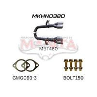 VE Maloo / SS, VF SS Ute 3in Dual Tail Pipes Muffler Delete Kit