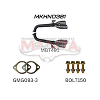 VE Sedan, Wagon V8 6.0L HSV & SS 2.5in Dual Rear Tail Pipes Muffler Delete Kit