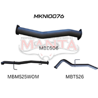 NP300 Navara 3in DPF Back Exhaust System