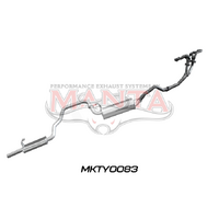 FZJ105 4.5L Extractors & 2.5in Muffler/Muffler