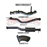 Amarok 2.0L 3in Later Model Standard Exit Sports Muffler