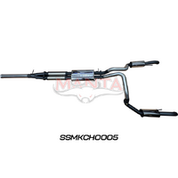 CHEVROLET SILVERADO 1500 6.2L V8 CAT BACK EXHAUST SYSTEM, CENTRE MUFFLER, REAR MUFFLER