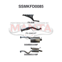 Falcon BA BF 6 Cylinder Sedan Full System Muffler/Muffler