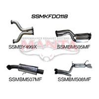 BA BF V8 Sedan 3in L & R CatBack Muffler/Muffler