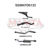 Falcon BA BF 6cl XR6 Ute Full System Hotdog/Muffler