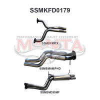 FG V8 Sedan 2.5in Dual CatBack Hotdog/Muffler