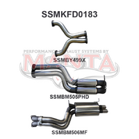 FG V8 Sedan 3in Dual Catback Hotdog/Muffler