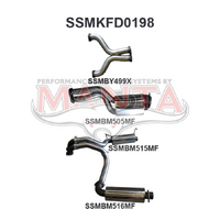 FG GT V8 Sedan 3in L&R CatBack Muffler/Muffler