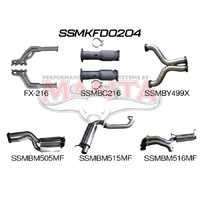 FG GT 5.0L V8 Sedan 3in L & R With Extractors Muffler/Muffler