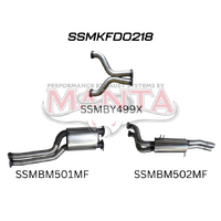 FG 5.4L V8 Ute 3in Dual CatBack Muffler/Muffler