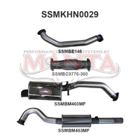 VL Commodore Turbo 3.0L 3in T/Back Muffler/Muffler