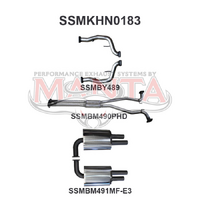 HSV VE E3 SDN Wagon 2.5in Catback Hotdog/Muffler