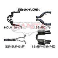 HSV VE E3 Sedan Wagon 3in With 1 7/8 in Extractors Muffler/Muffler