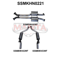 VY Maloo 3in Dual Catback Muffler/Muffler