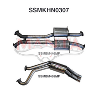 WK WL Statesman V8 3in Dual Catback Muffler/Muffler