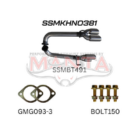 VE Sedan, Wagon V8 6.0L HSV & SS 2.5in Dual Rear Tail Pipes Muffler Delete Kit