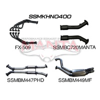 VT - VZ V8 Sedan 3in Dual With 1 3/4 in Extractors Hotdog/Muffler