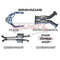 WH Statesman V8 3in Dual With 1 3/4 in Extractors Muffler/Muffler