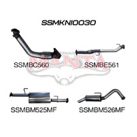 Navara D40 3.0L 550 V6 With Cat R Muffler