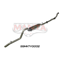 Hilux KUN26R 3.0L D4D 3in Muffler With Cat