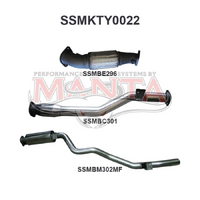 VDJ76 V8 Wagon 3in With Cat Rear Muffler