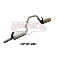 FZJ105 2.5in off Extractors Muffler/Muffler