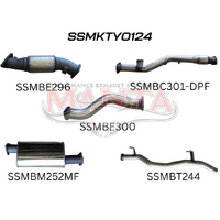 VDJ79 V8 Ute 3in With Cat & Muffler DPF