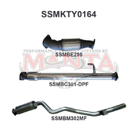 VDJ76 V8 Wagon 3in With Cat Rear Muffler DPF