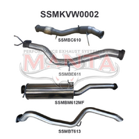 Amarok 2.0L 3in EARLY Model Tailpipe Exit